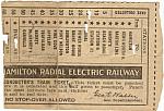 165-Radial Railway ticket